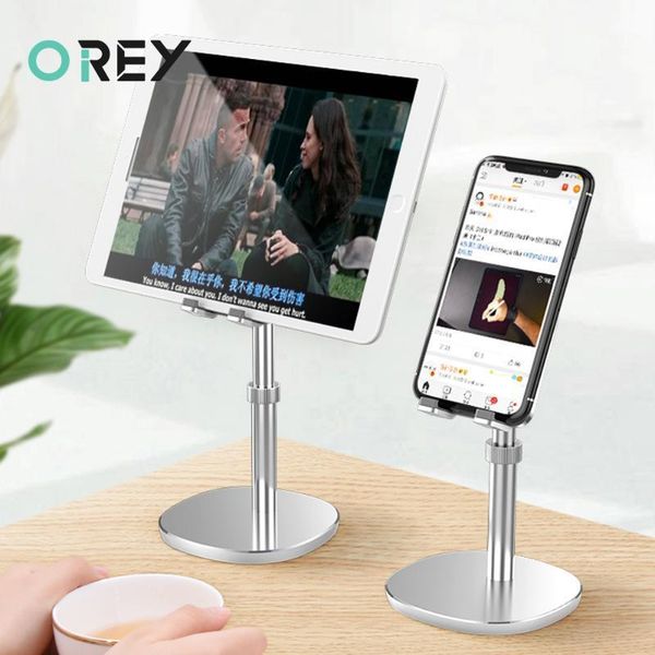 

portable desk mobile phone holder stand for ipad adjustable metal desktablet holder universal table cell phone stand1