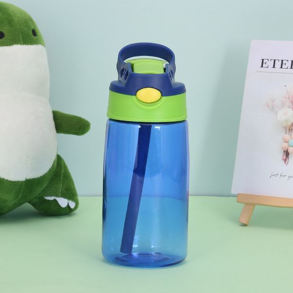 

15oz non-spill insulated sippee toddle tumbler cup clear plastics sippy cup kids water bottle with straw 12+ months boy c02 141 k2