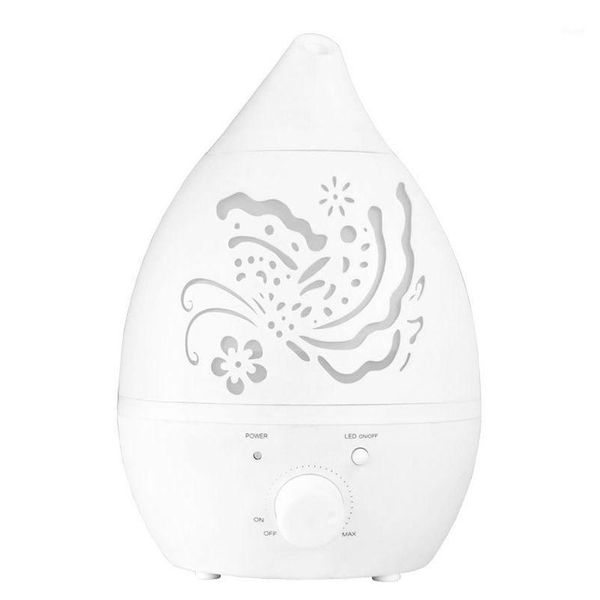 

1.3l ultrasonic home aroma humidifier air diffuser purifier atomizer essential oil 7 color led light butterfly mist maker for1