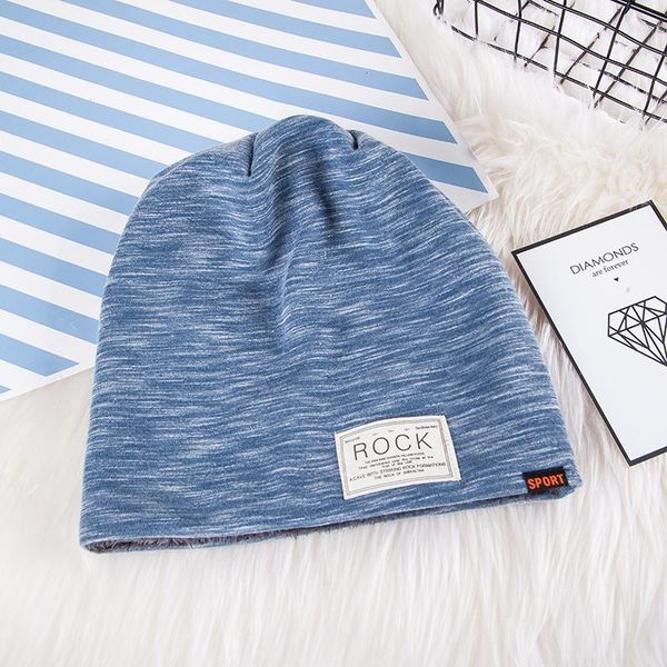 

cokk hat зимние мужчины вязаные шапки зимние шляпы для мужчин женщин унисекс простые повседневные болотные бархатные теплые шапочки для мужч, Blue;gray