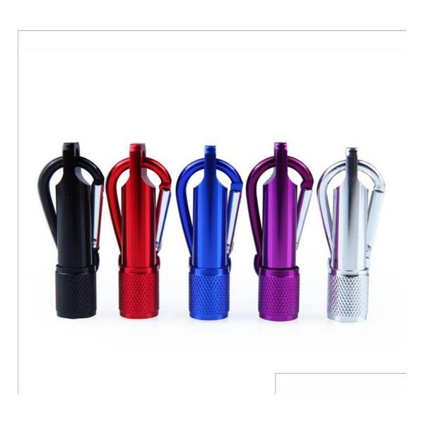 

led flashlight keychain aluminium alloy mini pocket keyring handy led light camping flashlight torch lamp lights yysy220 ug83u