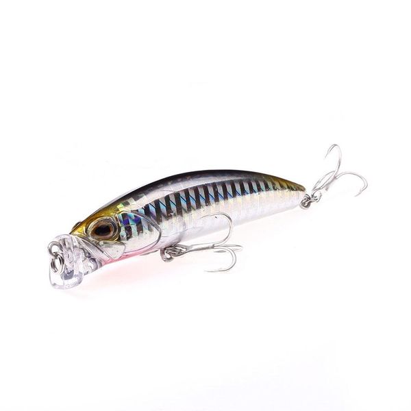 

1pcs 7.5cm 10.2g swim fish fishing lure artificial hard minnow bait laser wobbler japan mini fishing tongue board crankbait lure sqcpyj