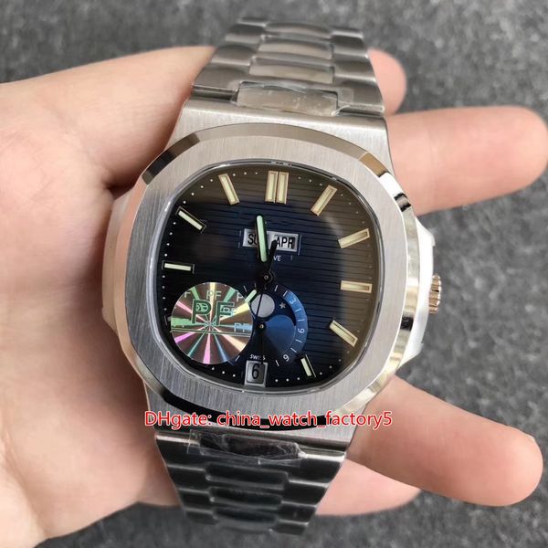 

3 color version pf maker men's 40.5mm x 111.3mm 5726/1a-014 cal.324 s qa lu 24h movement mechanical automatic mens watch watches, Slivery;brown