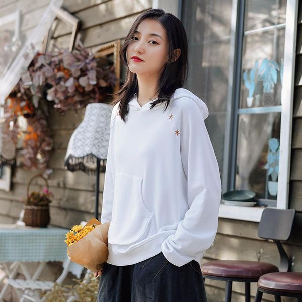 

women's hoodies & sweatshirts long sleeve women hooded spring autumn loose pullover casual outerwear ta52911, Black
