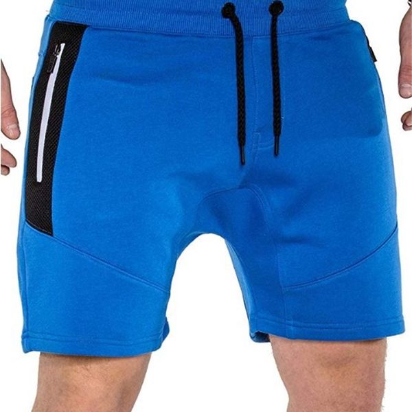 

2019 new capris men's casual pocket zipper shorts, White;black