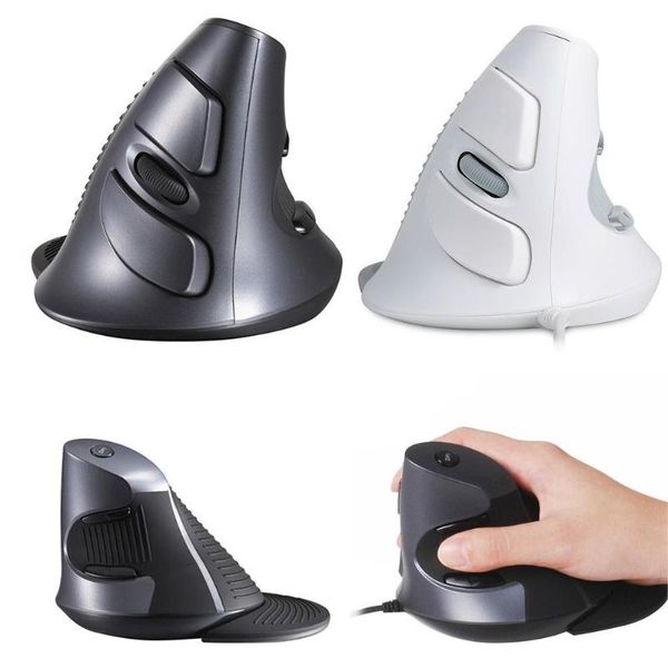 

mice ergonomic office home vertical mouse 6 buttones 600/1000/1600 dpi pc optical