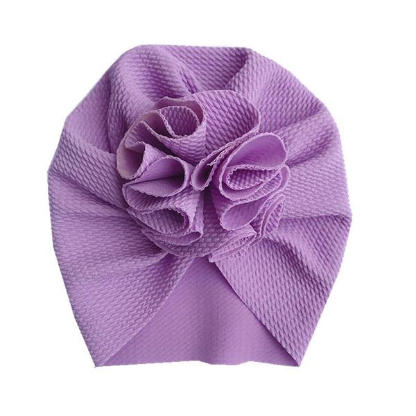 

3d flower тюрбан caps пледиков мусульманских шляпы витой банданы девушка хлопок головного убор дети head wrap solid elastic платки sqcufm, Black