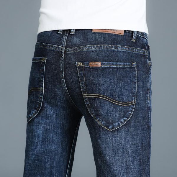 

men's jeans skinny jeans, mens slim casual fashion blue 2021