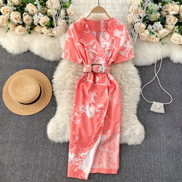

2021 new singiny retro impression irregular short-sleeve strips thin summer splice lace dress j7ep, Black;gray