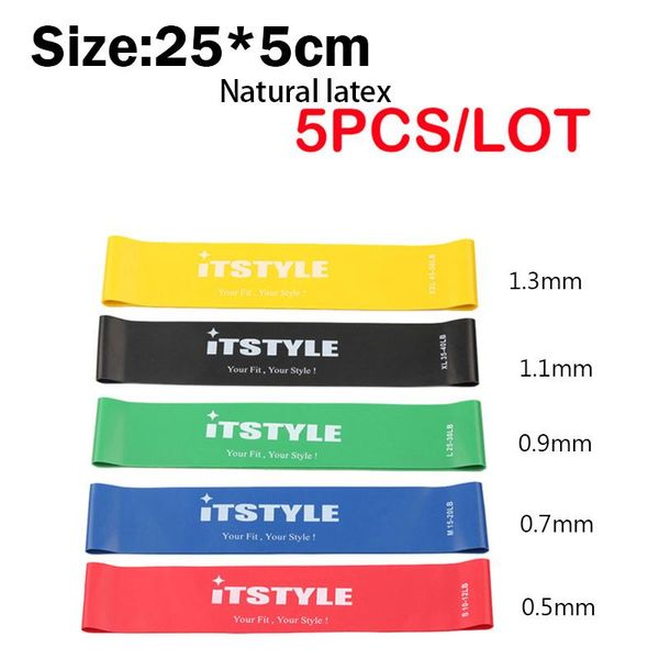 

itstyle resistance bands 6 levels exercises elastic fitness training yoga loop band workout pull rope with strength test video wmtsvq