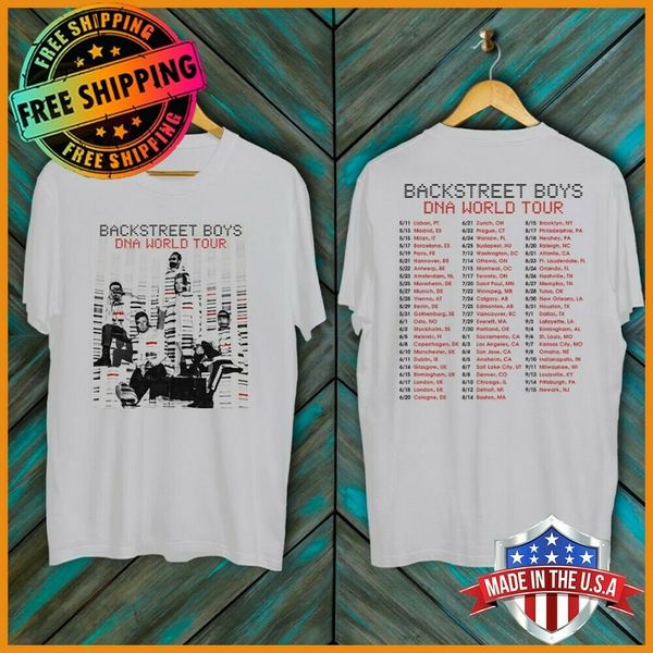 

hip backstreet boys dna world tour concert 2020 white s 6xl short sleeve s hoodie designers t shirts sweatshirt