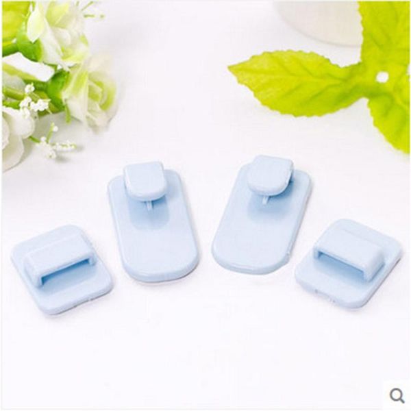 

abs tv remote control holder hook air conditioner holder wall mount storage sticky hook with self adhesive and hanging buckle