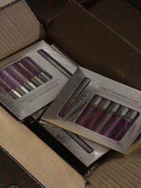 

drop stay all day sparkle all night liquid lipstick and glitter lip coat 6pcs/set in stock4039547