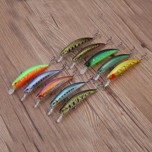 

1pcs minnow fishing lure sinking artificial hard bait 3d eyes 9.5cm 15g fishing wobblers crankbait lifelike minno jllxjn