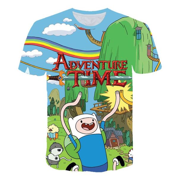 

style adventure time jake and finn singing playing guitar men lovely 3d print shirts hentai humor kawaii men clothing