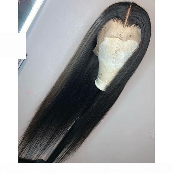 

pre plucked natural hairline lace front wigs factory price brazilian hair lace front wigs with baby hair straight human hair lace wigs, Black;brown