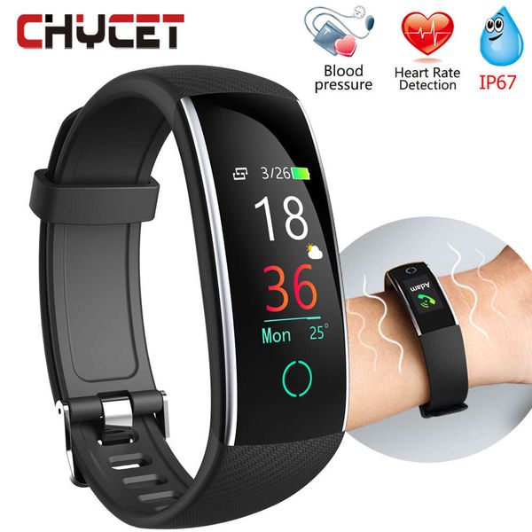 

wristband chycet waterproof ip68, swimming fitns blood prsure measurement, smart watch, heart rate monitor