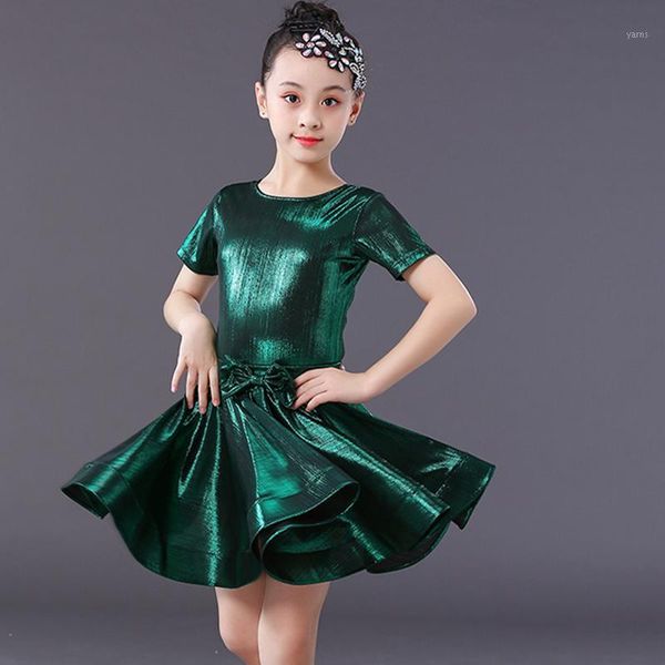 

new kid girls latin dance dress costumes child ballroom dance costume lace latin dress dancewear1, Black;red