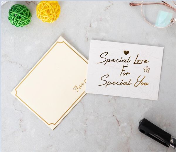 

birthday factory gift wedding valentine bronzing thank you day new year greeting card with envelope 27