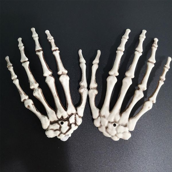 

yoriwoo 2pcs happy halloween horror scary скелет руки череп claw рук bone haunted house room реквизит halloween party украшение bbyqln