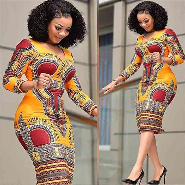 

african style floral print retro dress women elegant fashion plus size midi dress long sleeves vestidos artisanal crochet, Black;gray