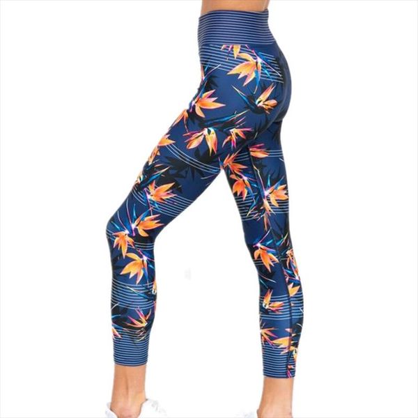 

2020 new leggings women legging printed leaves quick drying and breathable leggings street push up pants fitness legging, Black