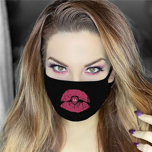 

party fun fancy dress face mouth muffle reusable dust warm windproof cotton mask black white 4 ngrzp