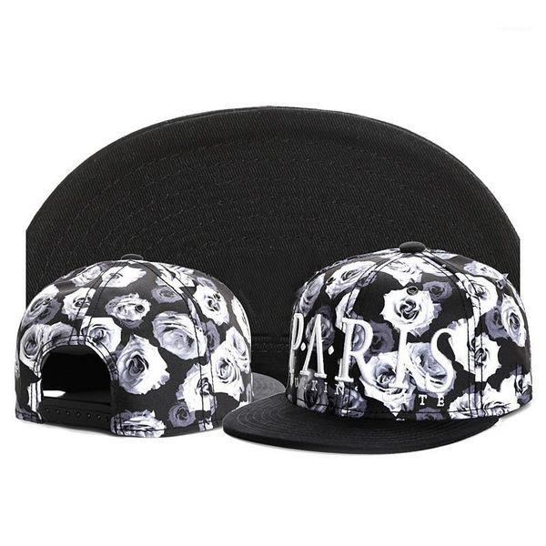

NEW CAP flower snacks snapback hat men women adult hip hop Headwear outdoor casual sun baseball cap gorras bone1, Blue;gray