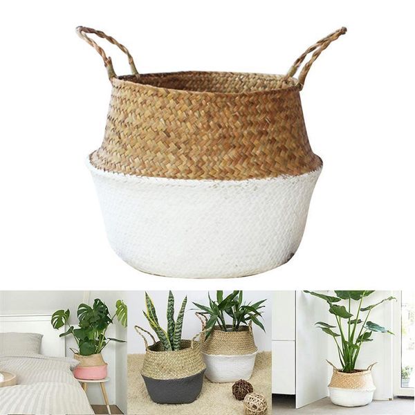 

searass 27 flowerfot декоративное сплетенное x вязание руководства цветочное сохранение 23 см корзина живот jllprz garden_light