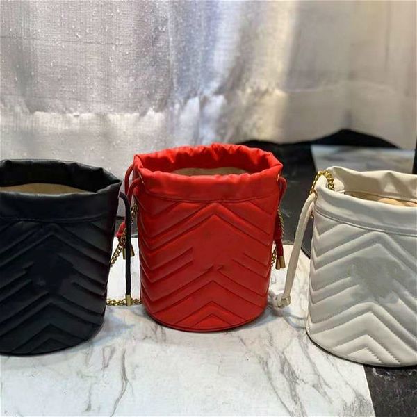 

luxurys designers bags handbags women shoulder handbag chains feminina clutch pochette tote lady bag women bags purse barrel-shaped bag