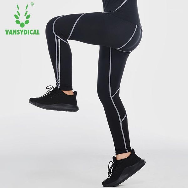 

running pants vansydical kids sports tights boy's compression basketball football quick dry leggings breathable fitness training pants1, Black;blue