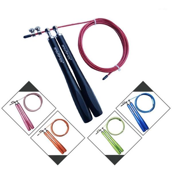 

jump ropes 3m skipping cable steel wire adjustable fast speed handle training sports fitness exercises1