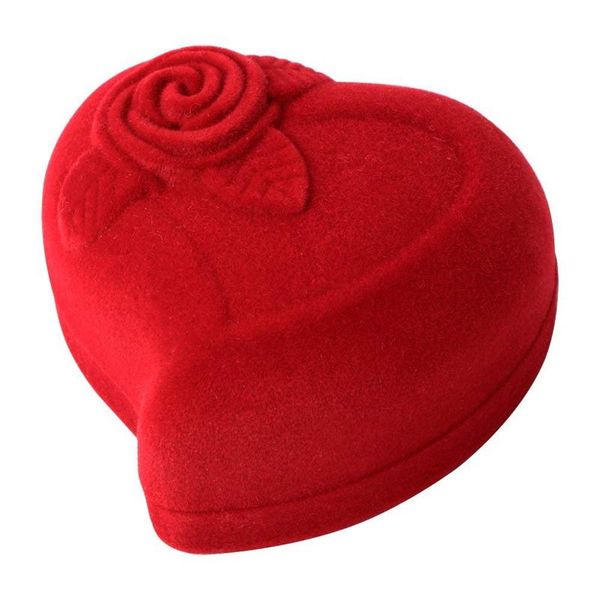 

роскошные кольца box обручальное red love heart свадебные украшения дисплея box, Pink;blue