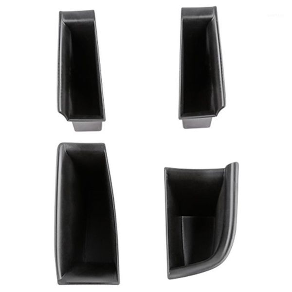 

front and rear doors storage box car accessories interior abs plastic black for 3 20201