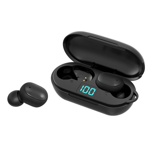 

h6 tws wireless earphone earbuds led display 5.0 wireless earphones life waterproof bluetooth headset with mic better than a6s and e6s 20x