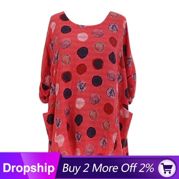 

long sleeve shirt women print pockets womens and blouses plus size print blouse femme 2021 large size roupas femeninas, White