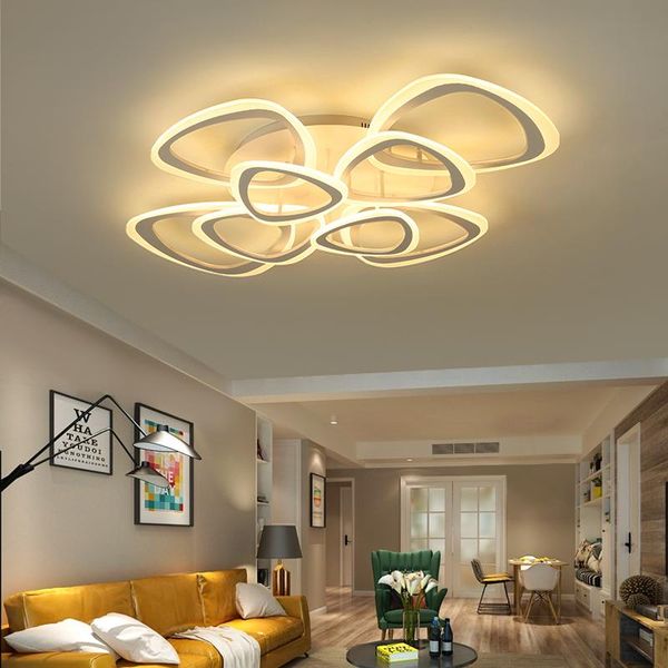 

new arrival modern led chandelier for living room bedroom study room home deco surface mounted ceiling light chandelier