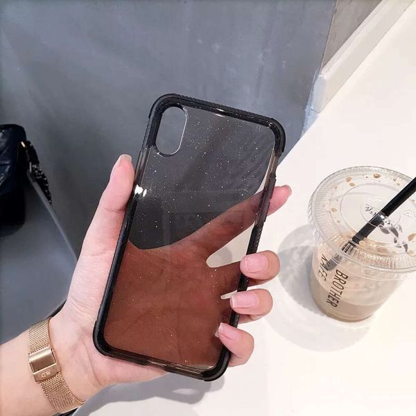 

1dw11pro max transparent powder exs xr6 7 / 8plus personality package silicone 6s net red couple p soft case vip