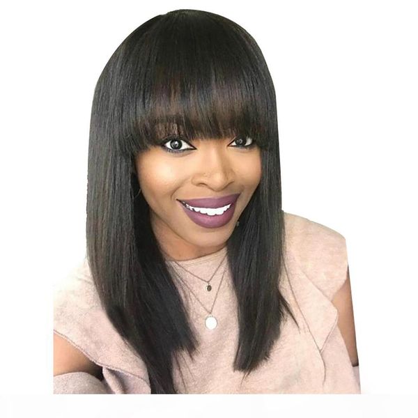 

beaudiva human hair wigs bob wig human hair for black women brazilian straight human hair wigs dorisy non remy 10-16 inch, Black;brown
