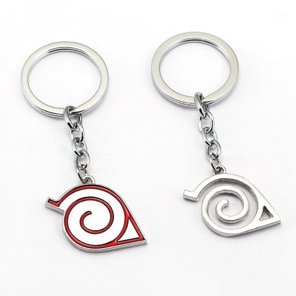 

naruto keychain anime key chain sasuke gaara key ring holder pendant akatsuki chaveiro jewelry souvenir ys121001, Silver