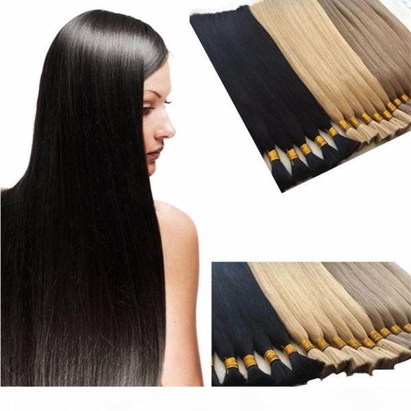 

vmae brazilianhair bulk brazilian virgin braiding hair extension single double drawn no weft 3pcs per lot 100% human hair piece, Black