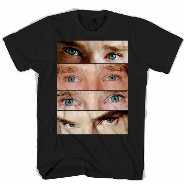 

бенедикт камбербэтч глаз мужчины женщины тенниска спорта толстовка с капюшоном толстовка