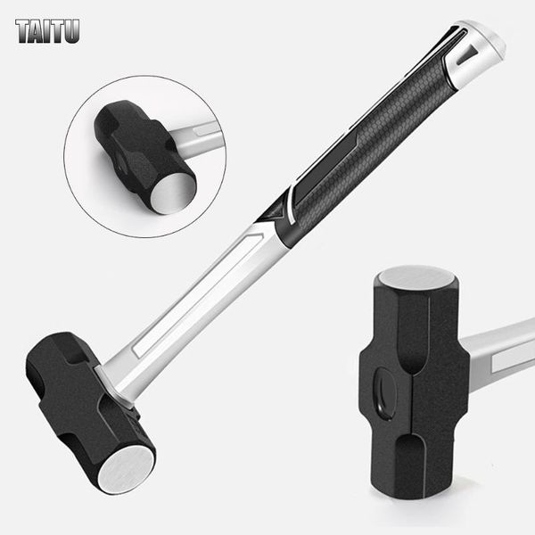 

taitu heavy hammer 2lb/3lb/4lb professional carbon steel hammer pure steel octagonal wall smashing multifunctional tool