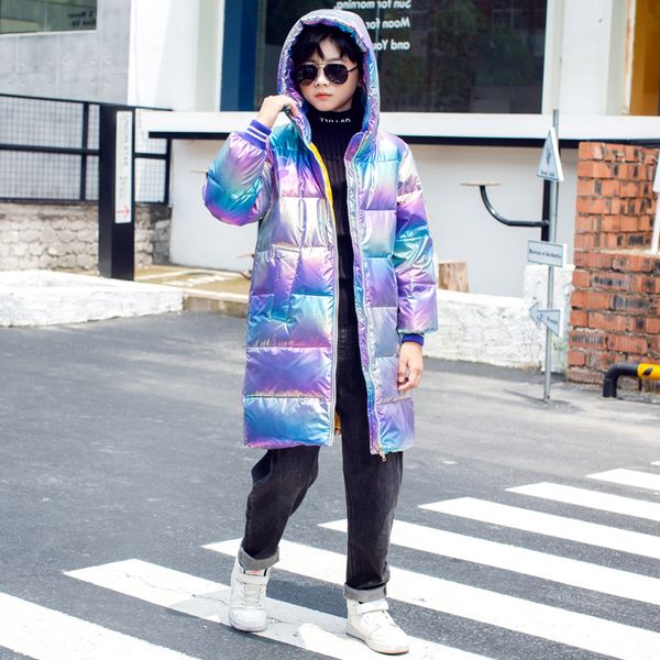 

autumn and winter wear new colorful down boy girl winter jacket children zipper sports jacket fashion thick winter coat 0927, Blue;gray