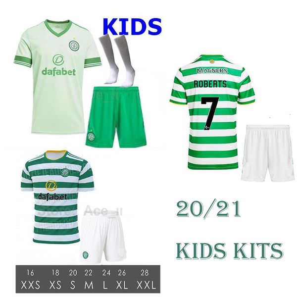 

2020 2021 селтик трикотажные изделия футбола детские наборы макгрегор griffithssinclair forrest brown rogic кристи главная вдали с коротким, Black