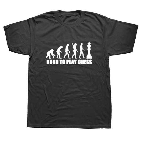 

brand clothing evolution of chess player funny men cotton short sleeve camiseta hoodie designers t shirts sweatshirt