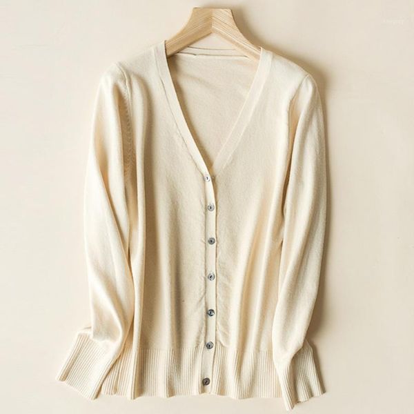 

knitted cardigans sweater spring autumn cardigan women casual long sleeve v neck solid fashion female jacket coat1, Black;brown