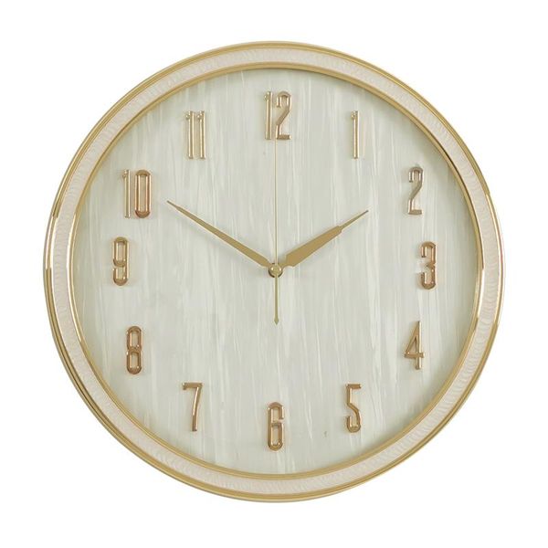 

gold simple metal wall clock modern design creative silent glass kitchen luxury nordic wall clock reloj cocina watch home bw50wc