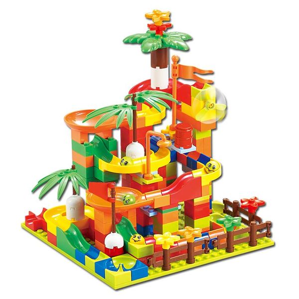 

строительные блоки игрушки marble run race малый размер весёлые кирпичи slide have base plate обучающие конструктор игрушки для детей qylcio