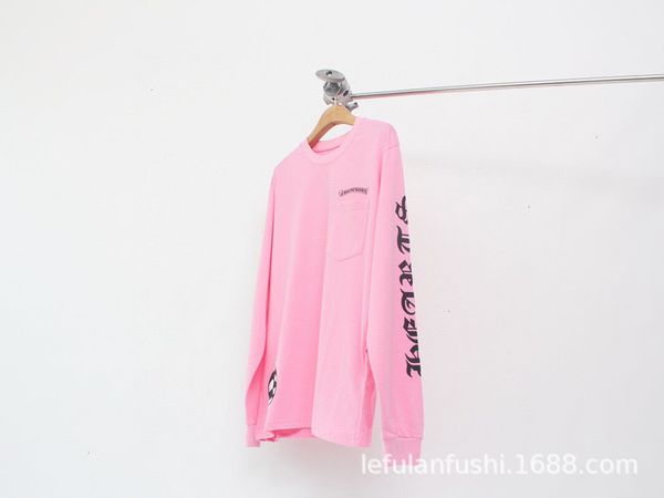 

crochin new pink cross graffiti black white check print men's and women's sweater rw5t